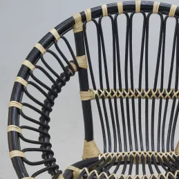 Fauteuil rond en rotin Jazz