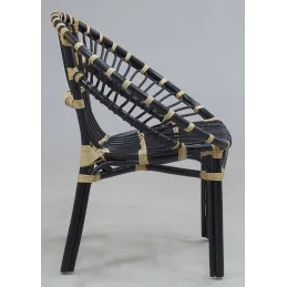 Fauteuil rond en rotin Jazz