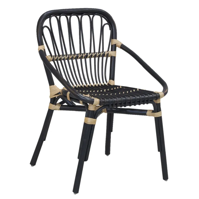 Chaise en rotin Backa