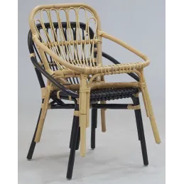 Chaise en rotin Backa