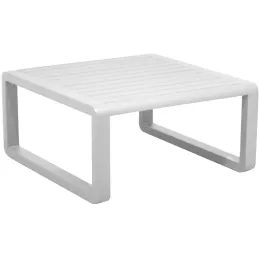 Table basse de jardin en aluminium 80x80 cm Tonio