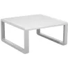 Table basse de jardin en aluminium 80x80 cm Tonio