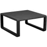 Table basse de jardin en aluminium 80x80 cm Tonio