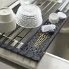 Egouttoir pliable en métal et silicone Drainer