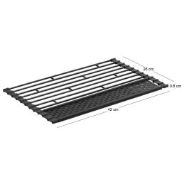Egouttoir pliable en métal et silicone Drainer