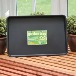 Plateau de jardin en polypropylène noir