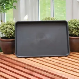 Plateau de jardin en polypropylène noir