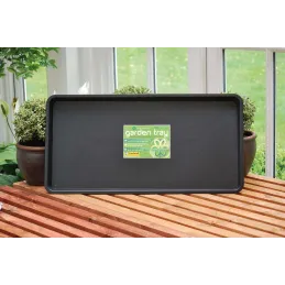 Plateau de jardin en polypropylène noir