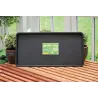 Plateau de jardin en polypropylène noir