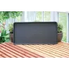 Plateau de jardin en polypropylène noir