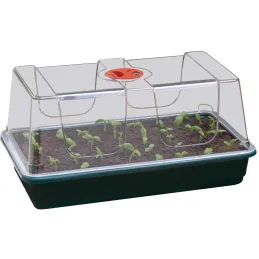 Grand plateau en plastique de semis