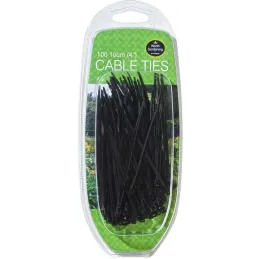 Lot de 100 colliers de serrage en nylon
