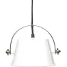 Suspension Indus en métal blanc