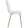 Chaise assise en tissu bouclette Freya (Lot de 2)