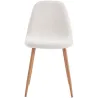 Chaise assise en tissu bouclette Freya (Lot de 2)