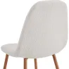 Chaise assise en tissu bouclette Freya (Lot de 2)