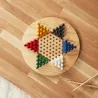 Jeu de dames chinoises en bois