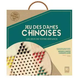 Jeu de dames chinoises en bois