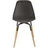 Chaise scandinave pieds métal et bois de hêtre Phenix (Lot de 2)