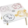Table pour enfants avec pot à crayon intégré Monsieur Madame
