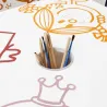 Table pour enfants avec pot à crayon intégré Monsieur Madame