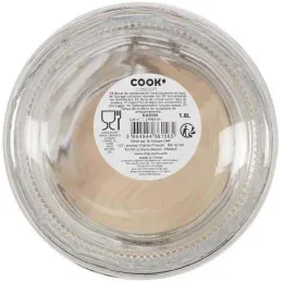 Bocal de conservation couvercle en bambou  (Lot de 2)