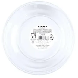 Bocal de conservation en verre couvercle en bois 1.9 litres