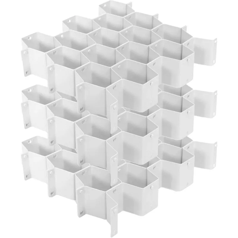 Séparateur de tiroir modulable 36 x 35 cm (Lot de 3)