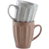 Mug vintage en grès 340 ml  Terrazzo (Lot de 6)