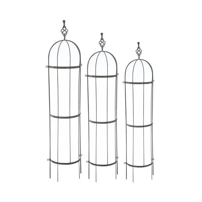 Treillis déco en métal vieilli (Lot de 3)