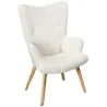 Fauteuil patchwork blanc Helsinki