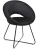 Fauteuil rond en velours cotelé Giulia