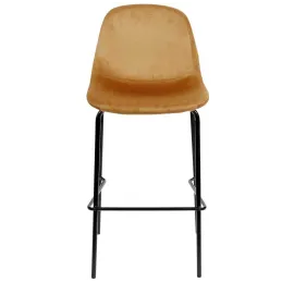 Chaise de bar en velours cotelé Giulia