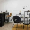 Chaise de bar en velours cotelé Giulia