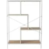 Etagère en bois et métal blanc Edison