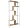 Etagère en bois et métal blanc Edison