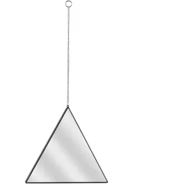 Miroir suspendu Triangle noir Louxor (Lot de 3)