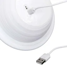 Lampe ronde avec support en bois Saturne