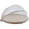 Plateau rond avec cloche filet