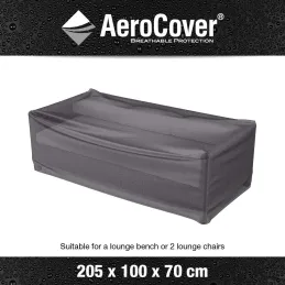 Housse de protection respirante pour banc de jardin