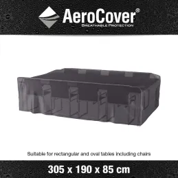 Housse de protection respirante pour table de jardin