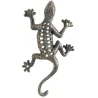 Lézard mural en fonte ajourée