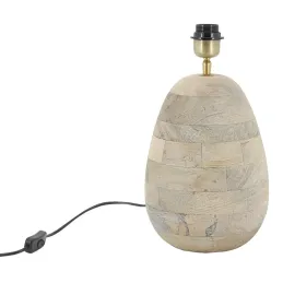 Pied de lampe ovale en manguier
