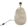 Pied de lampe ovale en manguier