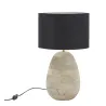 Pied de lampe ovale en manguier