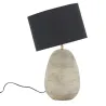 Pied de lampe ovale en manguier