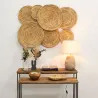 Consoles en bois recyclé et métal (lot de 2)