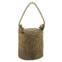 Cale-porte en nubuck et corde