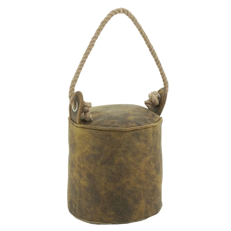 Cale-porte en nubuck et corde