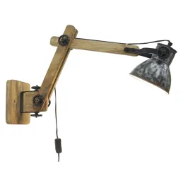 Applique en bois recyclé et métal Archi